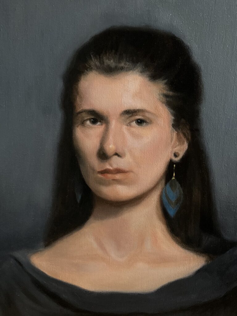 Portrait _ oil on Canvas _ old masters techique